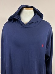 Polo Ralph Lauren Long Sleeve Hoodie Blue Shirt Men’s Size 2XB Big & Tall
