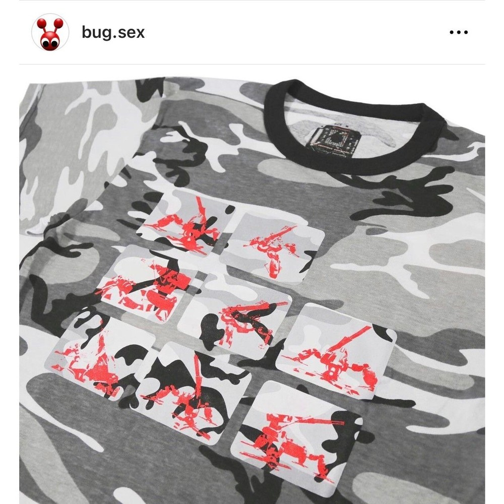 BUGSEX BUGT-014 ARCTiC CAMO ARTiLERY TEE MOUNTED COLLAR