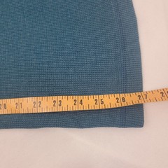 MERONA Mens Shirt Sz XL Henley Thermal Waffle Knit BLUE Faded Grunge Y2K