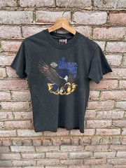 Vintage Black Harley Davidson Eagle Ann Arbor Shirt Men’s Small