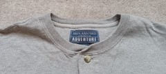 Vintage John Ashford Adventure Men’s Medium Cotton Light Gray/Beige Shirt