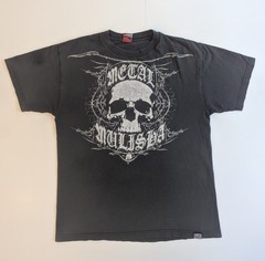 Metal Mulisha Skull Graphic T-Shirt Front and Back Print Black