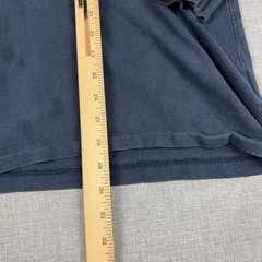 Carhartt Shirt Mens Large Blue Long Sleeve Pocket Workwear Tee Relaxed Fit