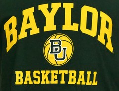 NCAA Baylor Basketball T-shirt Bears Graphic Tee Forest Green Cotton NWT