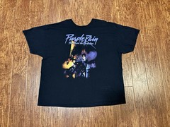 Prince Purple Rain Prince And The Revolution Men’s Black T-Shirt Size 3XL