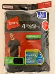 Hanes Men’s T-Shirt Tagless ComfortSoft Crewneck 4-Pack 2165