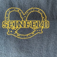 Seinfeld New York Crew Short Sleeve Black Logo T-Shirt Large