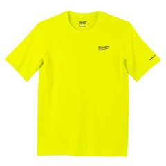 Milwaukee Workskin Lightweight Performance Shirt – Short Sleeve Hi Vis Yellow –