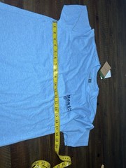 marsh wear Men’s T Shirt Light Blue Tight Lines Graphic Fishing Small New! Tags