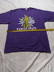 The Grinch Kansas State Purple T-Shirt Size Large Y2K 2000s College Xl