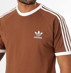 NEW MENS ADIDAS ORIGINALS 3-STRIPES CALIFORNIA TEE SHIRT ~SIZE MEDIUM IZ307