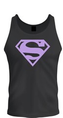 Superman Shirt Unisex T-shirt Tee Black T-Shirt Tee Tank Top