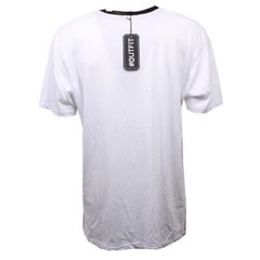 C3440 men’s jersey OUTFIT white/black overlong t-shirt men