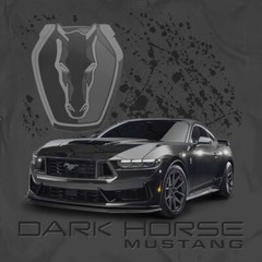 Joe Blow T’s 2024 Ford Mustang Dark Horse Mens T-Shirt 7th Gen 5.0 Coyote 500 HP