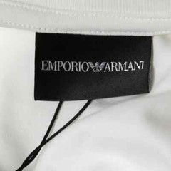EMPORIO ARMANI White cotton T-shirt Men’s Tee shirt EA – Size: M, L, XL, XXL