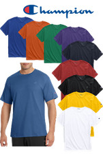 New Authentic Champion Men’s Short Sleeves Classic Jersey Tee T0223