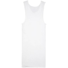 George Mens Top Size XL White A-Shirts Tank 6-Pack Cotton Tag Free Casual Basic