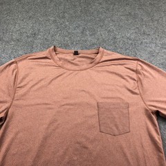 Vuori Shirt Mens Large Brown Solid Short Sleeve Pocket Tee Lightweight