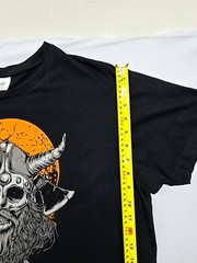 B&C Collection Mens T-Shirt Black Viking XL E150 Regular Fit