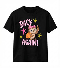 Cute Owl Back To School T Shirt Guess Who’s Back Teacher Student Graphic Top