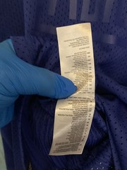 ADIDAS MENS ATHLETIC BREATHABLE MESH FABRIC SHIRT; Large ; Blue; PreOwned Exclnt