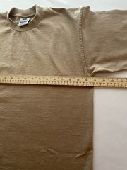 Pro Club Men’s Heavyweight T-Shirt Crew Neck Short Sleeve Cotton Knit Beige L