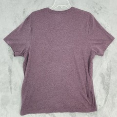 J Crew Factory Mens Washed Jersey Short Sleeve Tee 2X Heather Purple/Plum