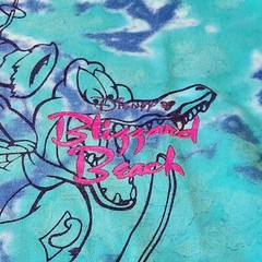 Vintage Disney Blizzard Beach Tee XL Walt Disney World Theme Parks 90s AOP Rare
