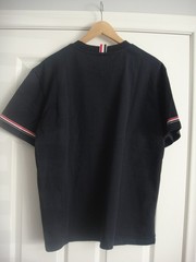 THOM BROWNE Men’s Classic T-Shirt Navy Blue Color TB3 Size Large, NWOT