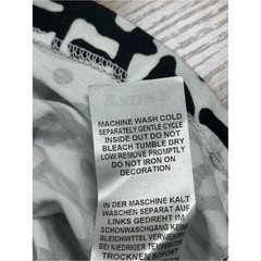 TRUE RELIGION Graffiti Print Graphic T Shirt White Black Metallic Horseshoe M