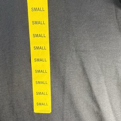 Adidas Mens Short Sleeve Tee Shirt Navy Blue With Yellow Logo Size Small NWT