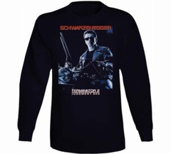 Terminator 2 Schwarzenegger 90’s Retro Movie T Shirt