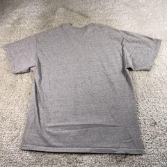 Vtg Ford Trucks Shirt Mens Large Gray Built Tough Graphic Checkered Flag Sports