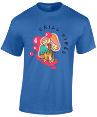 CHILL VIBES MENS T SHIRT FUNNY SUMMER HOLIDAY CLOTHING CASUAL NICE TOP