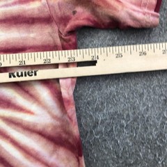 Vintage Mike DuBois Sun Shirt Mens XL Red Tie Dye Psychedelic Aztec Graphic 80s