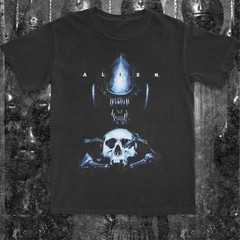 Alien horror graphic Tee Unisex Short Sleeve Shirt S-5XL