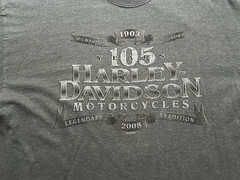 Harley Davidson 105th Anniversary 2008 House of Harley Shirt Milwaukee 2008 XL