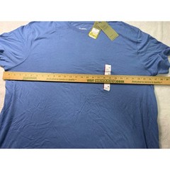 Goodfellow & Co Mens Everyday Wear Standard Fit Crew Neck T Shirt Blue XXL