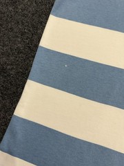 Vintage Claiborne Striped Cotton T-Shirt Adult M Relaxed Casual 90s