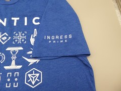 Niantic Branded Graphic Logo T-Shirt Size Men’s Large Blue Ingress Prime