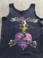 Vintage 80s/90s Motley Crue Without You Metal Band Tank Top Shirt Men’s Medium