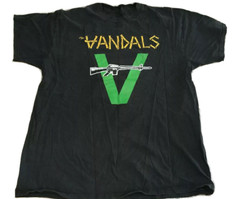 The Vandals Band Music Black T-Shirt Cotton All Size VK153