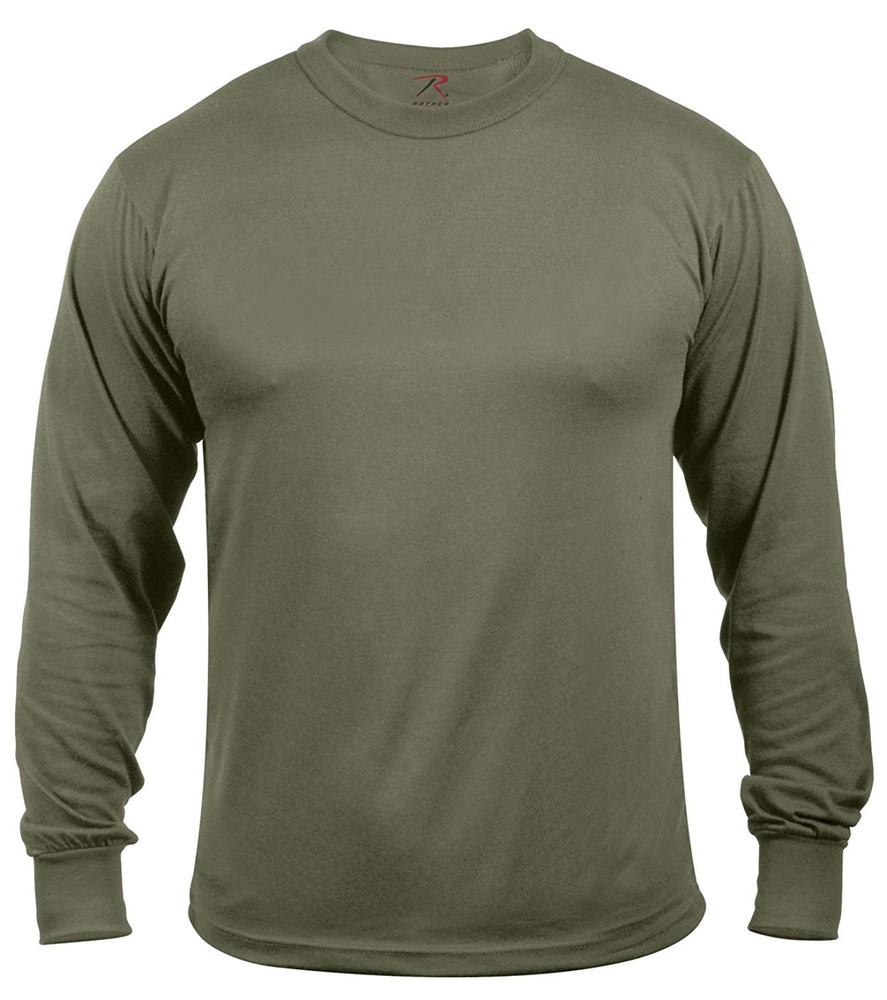 Rothco 3836 Moisture Wicking Long Sleeve T-Shirt – Olive Drab