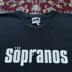 Vintage 2000s The Sopranos HBO Tv Show series movie Film Promo Tee T-shirt