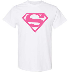 Superman Logo T-Shirt White Iconic Hero Graphic Tee Unisex Sizes S-2XL