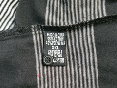 One90One Men’s Striped Henley T Shirt Blue Black Gray XXL Casual Short Sleeve
