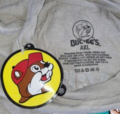 BUC-EE’S Fun In All Right Places Travel Stop Gray Beaver T Shirt Adult XL NWT