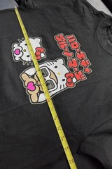 Hello Kitty x Bruno Mars EXCLUSIVE Heart Hands Black Shirt Official Size Large