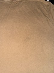 Carhartt Mens Short Sleeve T-Shirt Size Large Tan Loose Fit Casual Work Wear