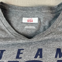 Outerstuff Team USA Olympic T-Shirt Mens Large Gray Graphic Short Sleeve Tee